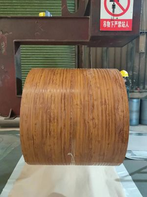 3003H24 H26 목재 곡물 PCM PVDF 알루미늄 코일 프린테크 컬러 코일 50 년 보증 프린테크 컬러 코팅 코일