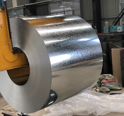 Z40 0.4mm 1250mm 큰 밝은 스팡글 핫 디프 젤로화 스틸 GI 코일 롤링 도어 및 바닥 데크 DX51D