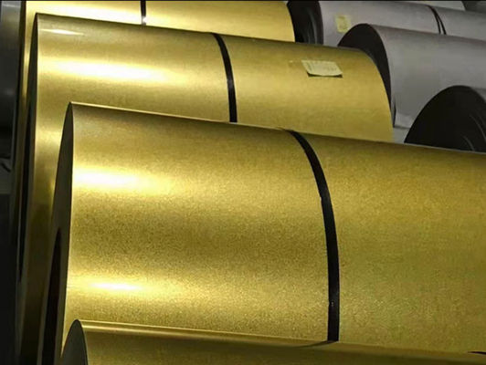 골든 안티 피거 프린트 갤밸룸 진칼룸 AZ 스틸 코일 A792M DX51D 정규 최소 스판글 돌 코팅 지붕 타일
