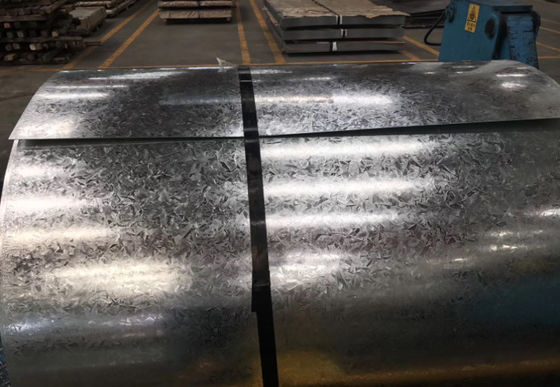 C 빔 켈 프레임을위한 큰 스팡글 가연 철 코일 롤 1200mm