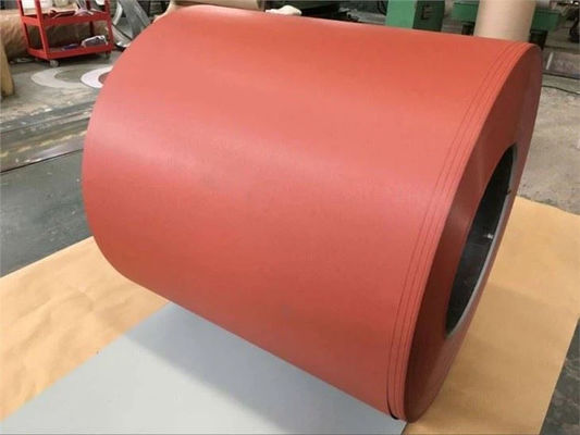 275G/M2 텍스처 매트 컬러 코팅 스틸 코일 0.125-0.8mm*600-1250mm