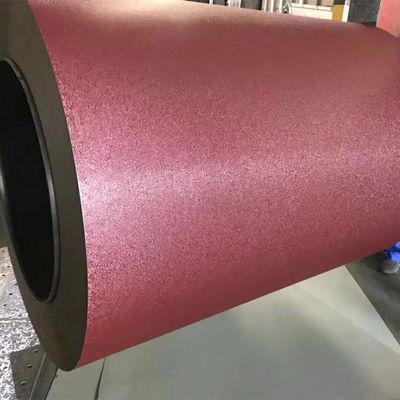 RAL3005 0.50*1250 PPGI HDP Z275 30 년 매트 텍스처 셔윈 윌리엄스 페인트 된 진료 스틸 코러브 지붕