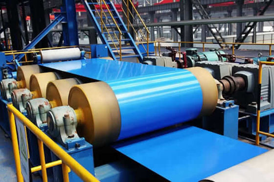 PVDF 사전 페인트 알루미늄 코일 RAL5017 교통 블루 HDP 3003 H24 H26 100MEK 저항